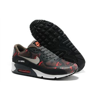 Wmns Nike Air Max 90 Prem Tape Sn Men Red And Black Running Shoes Coupon